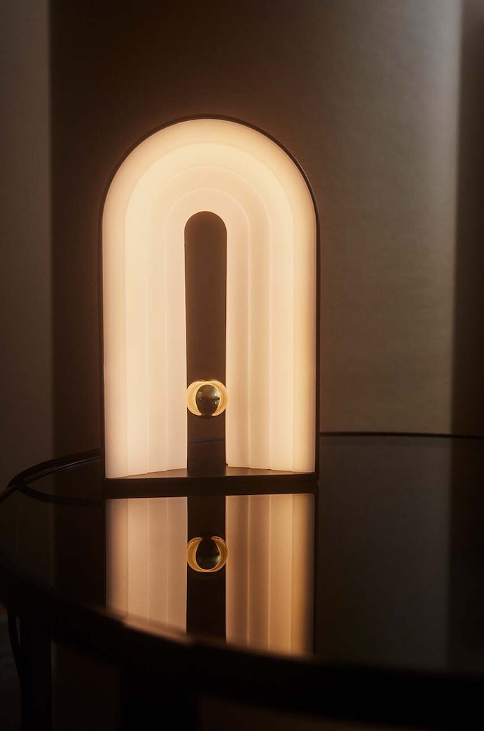Salon i sypialnia AYTM lampa stołowa led Castellum 505780002080 czarny