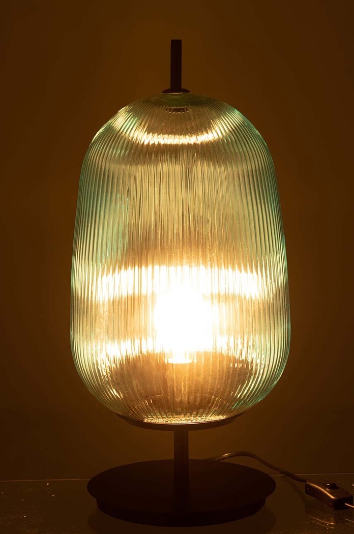 Obývací pokoj a ložnice Stolní lampa J-Line 31636 tyrkysová