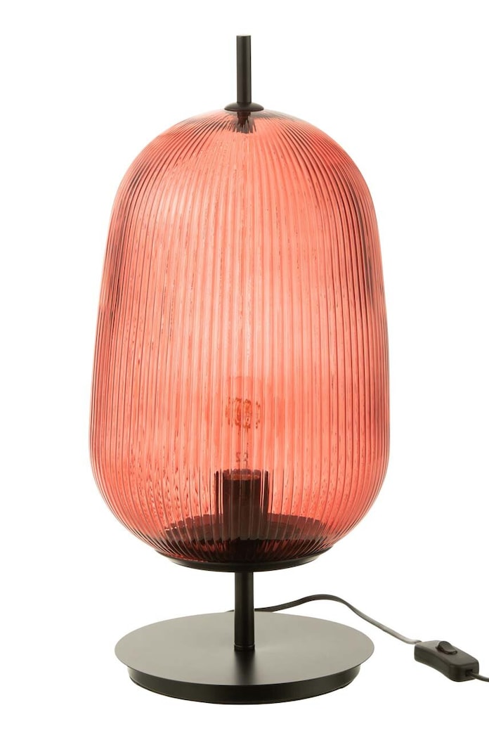 Stolní lampa J-Line červená 31637