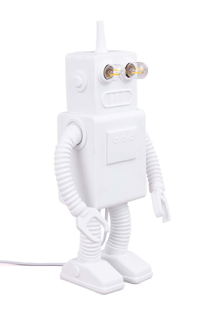 Seletti veioza Robot Lamp 14710 alb AA00