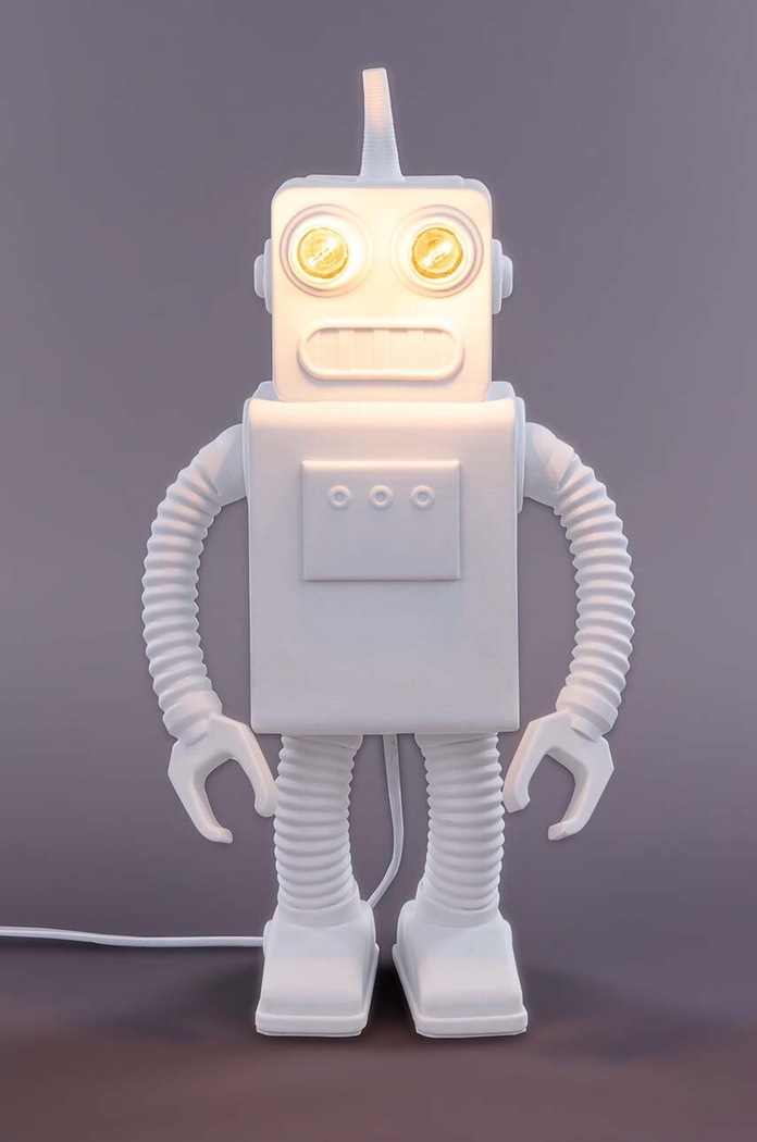 Seletti veioza Robot Lamp alb 14710