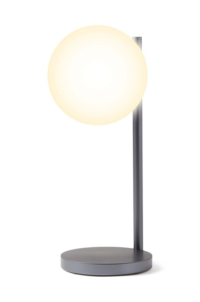 Salon i sypialnia Lexon lampka z ładowarką bezprzewodową Bubble Lamp LH70X czarny