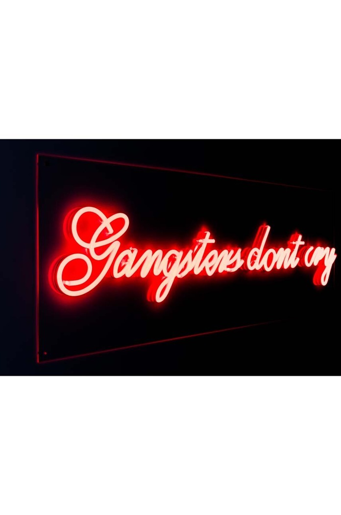 Salotto e camera Bold Monkey decorazione da parete al neon Gangsters BM54003 rosso