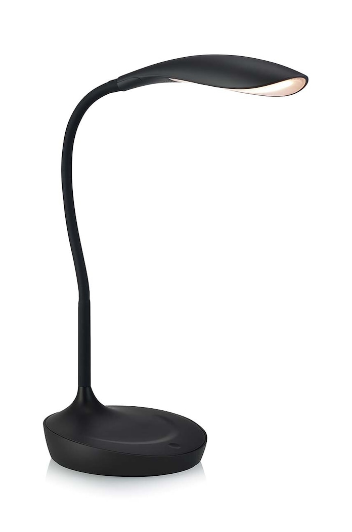 Markslöjd Lampa de masă cu led Swan negru 106094
