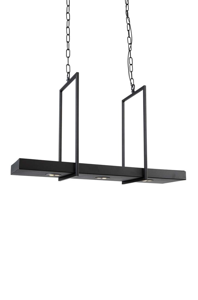 Závesná lampa Markslöjd Tray čierna 105780