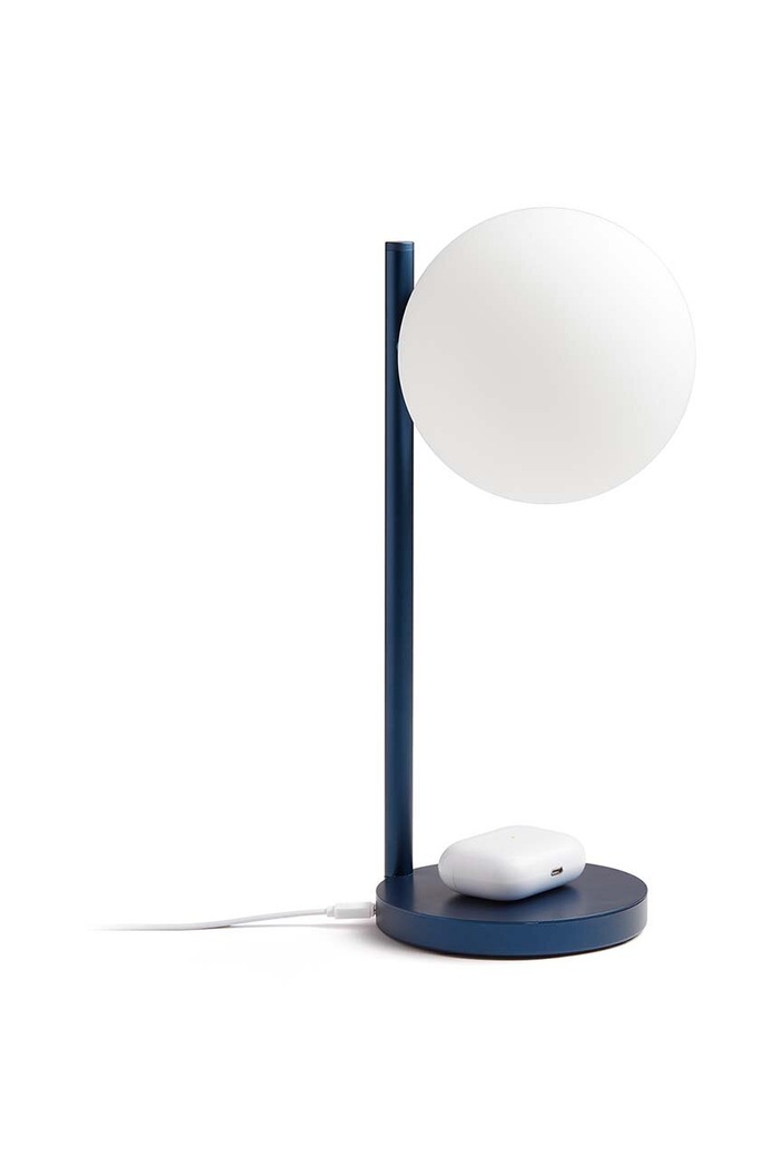 Svetilka z brezžičnim polnilnikom Lexon Bubble Lamp LH70DB