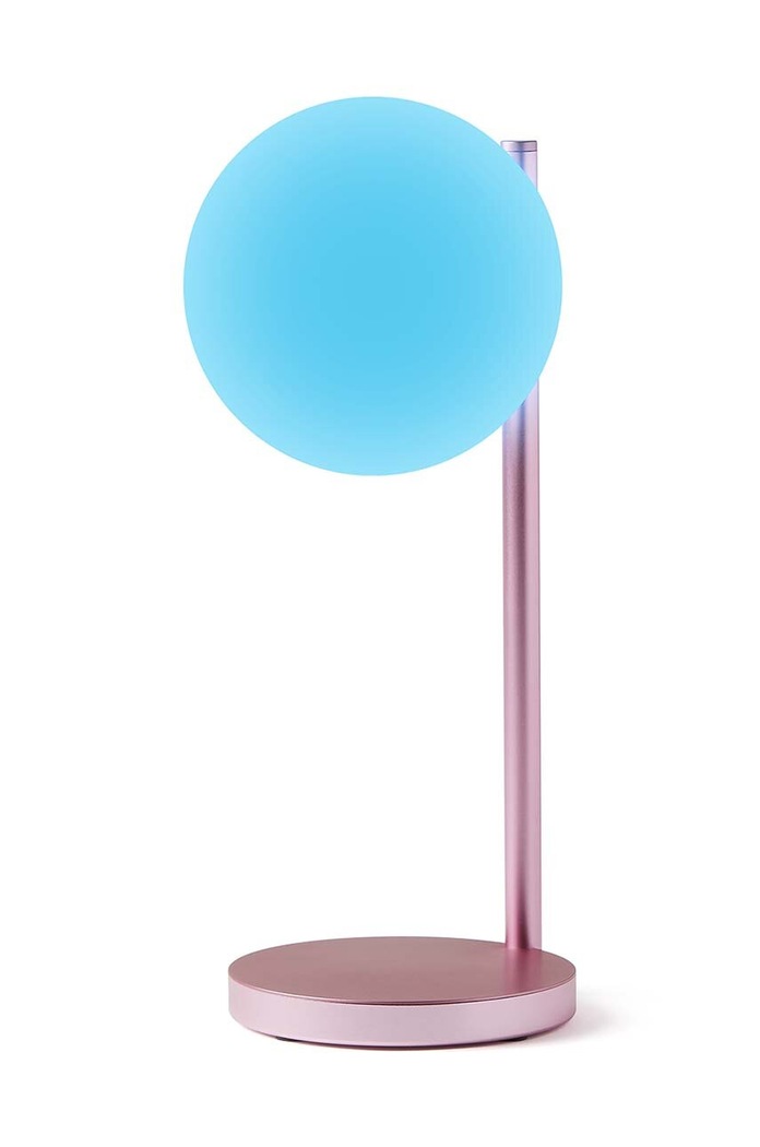 Lexon lampă cu încărcător wireless Bubble Lamp roz LH70LP