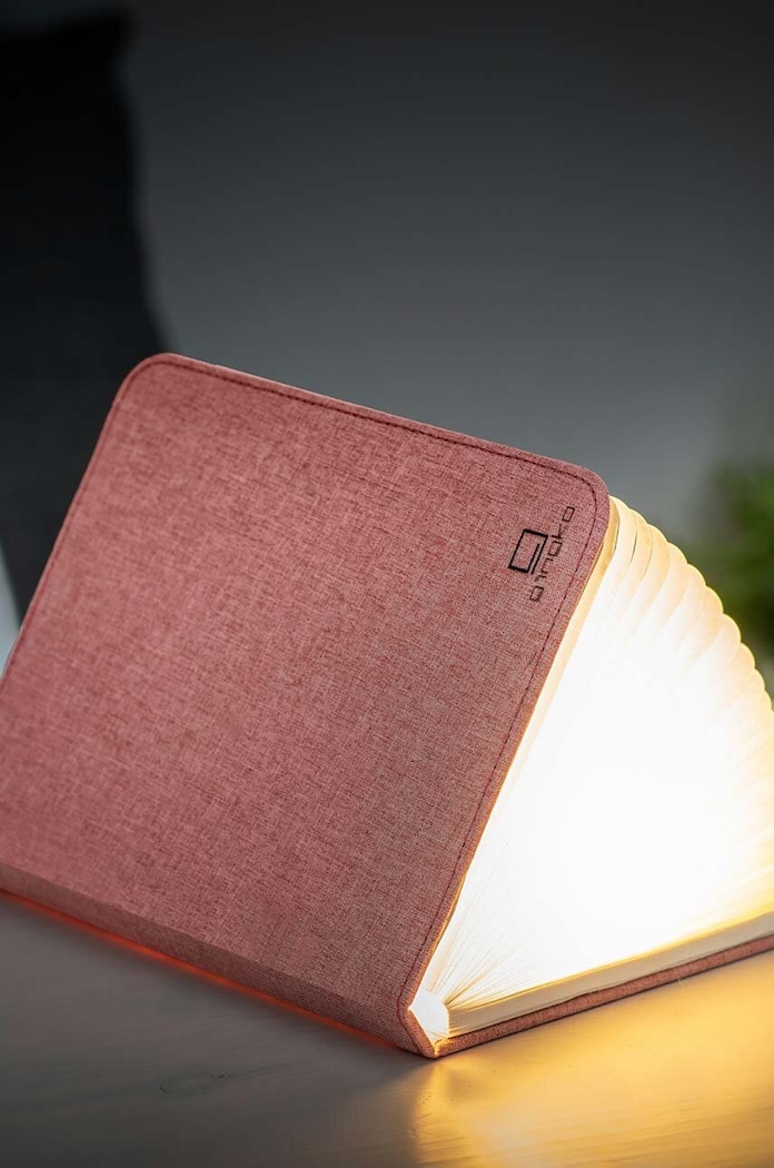 Living și dormitor Gingko Design lampă cu led Large Smart Booklight PPLGISBPIL roz