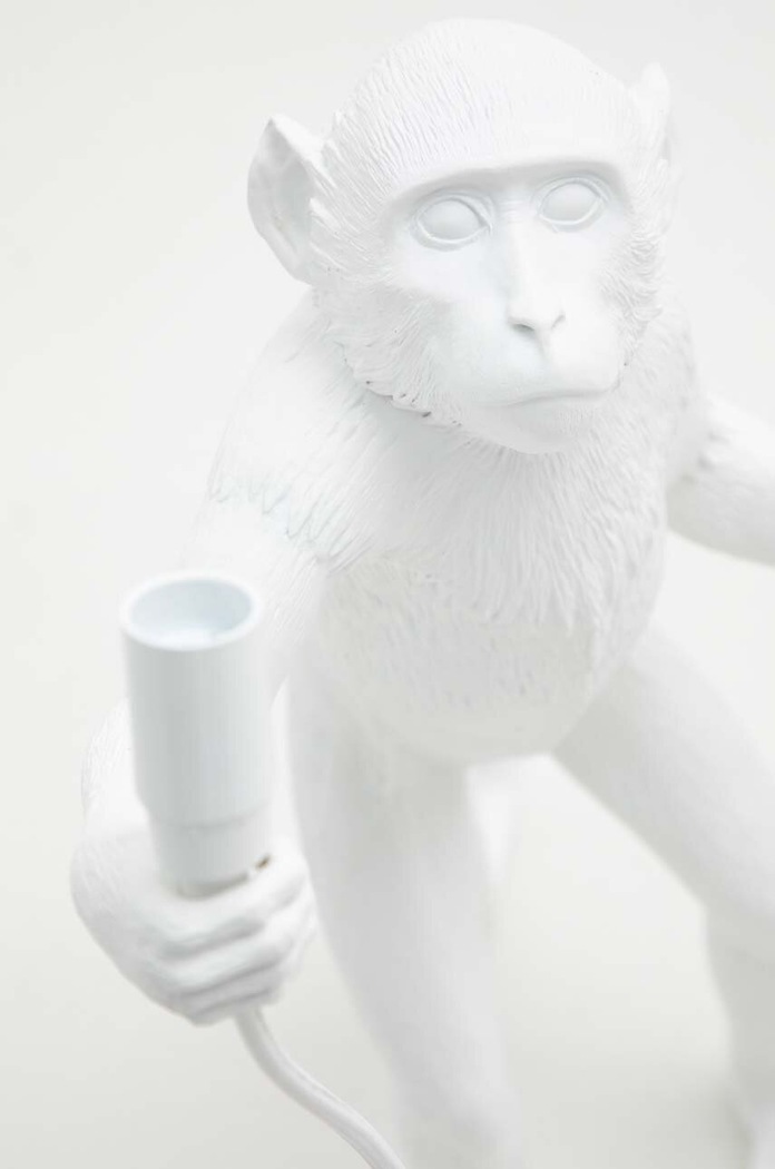 Seletti veioza Monkey Lamp Standing 14880 alb AA00