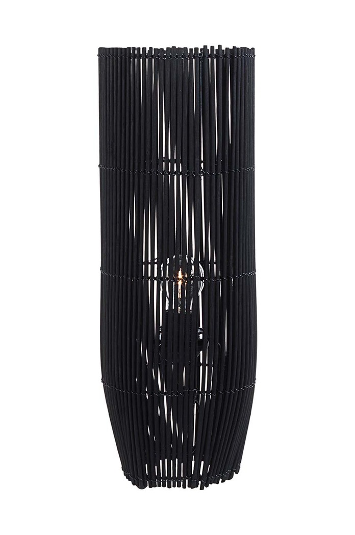Stojaca lampa Bizzotto Arusha čierna 827982