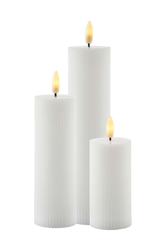 Sirius Set de lumanari led Smilla 3-pack alb 80250