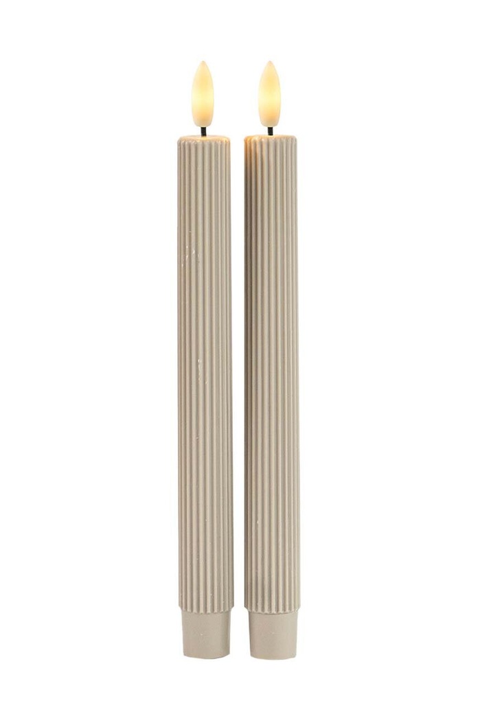 Sirius lumânare led Smilla 2-pack gri 80255