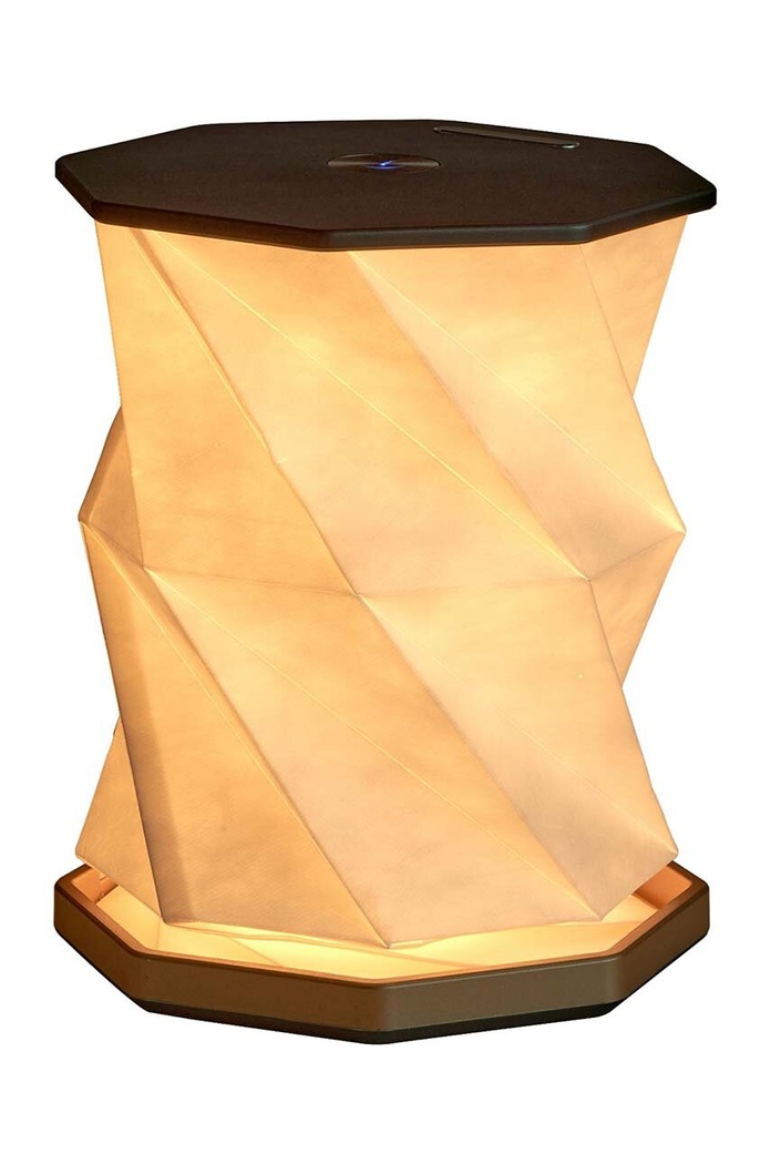Gingko Design lampa bezprzewodowa led Twist Hexagon G036WT biały AA00