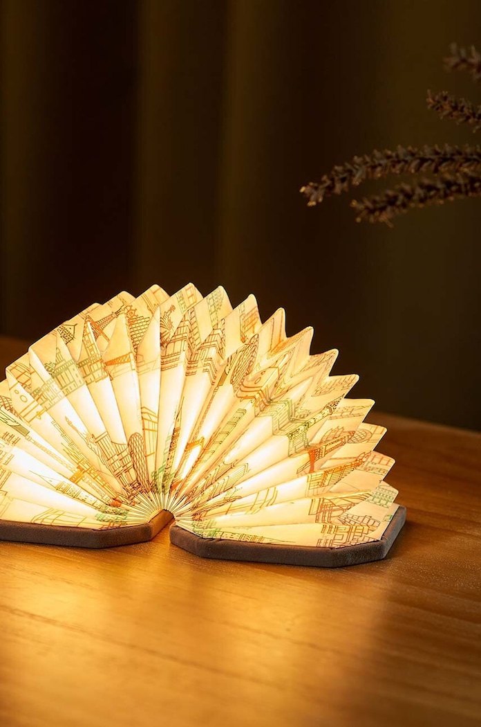 Led лампа Gingko Design Velvet Accordion Lamp G006LM сив