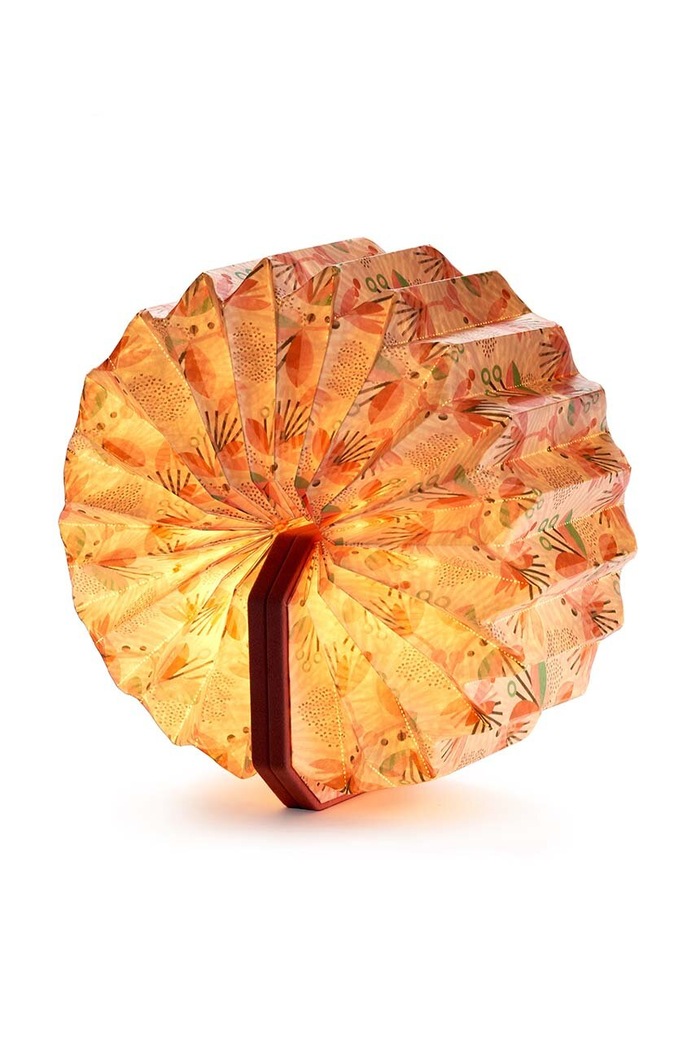 LED lampa Gingko Design Velvet Accordion Lamp G006FL růžová AA00