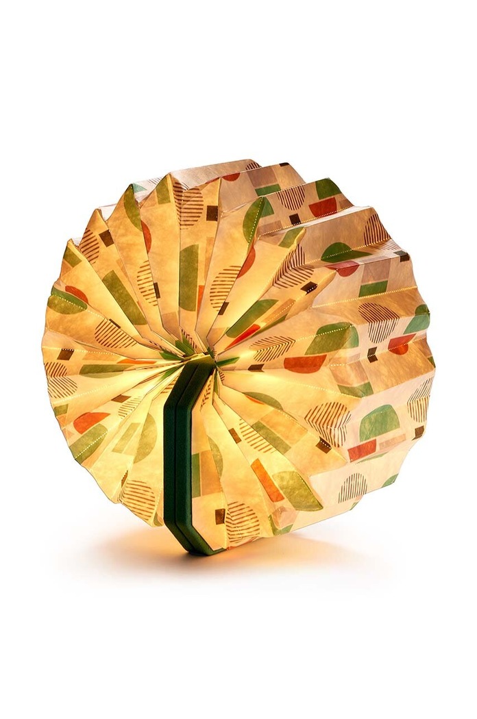 LED lampa Gingko Design Velvet Accordion Lamp G006GM modrá AA00