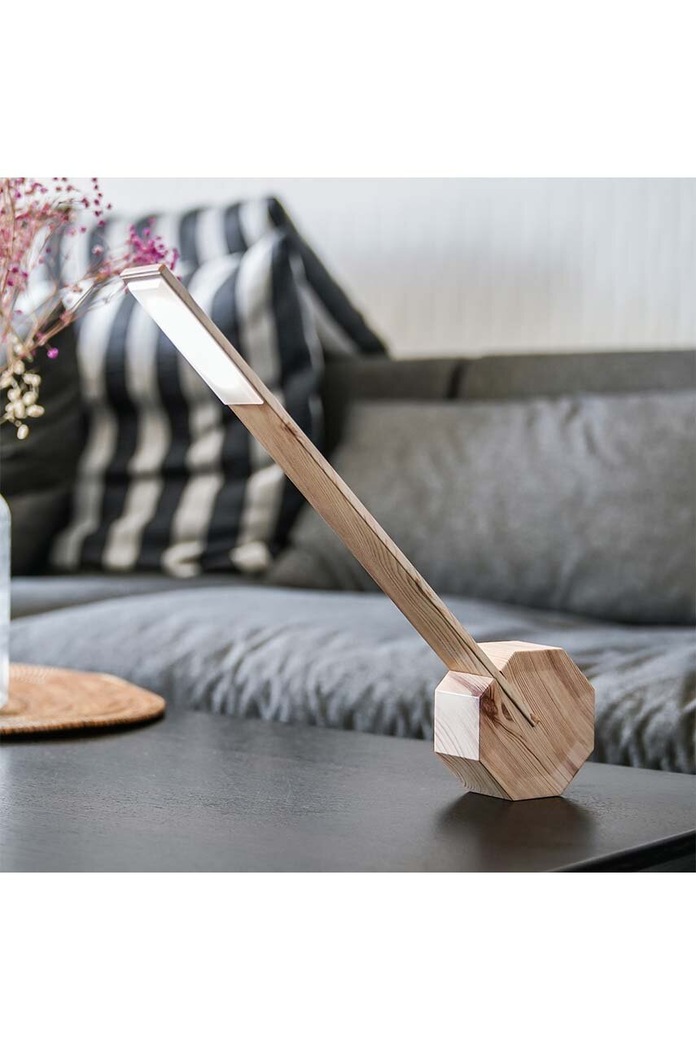 Ασύρματη λάμπα Gingko Design Octagon One Desk Light μπεζ GK11M18