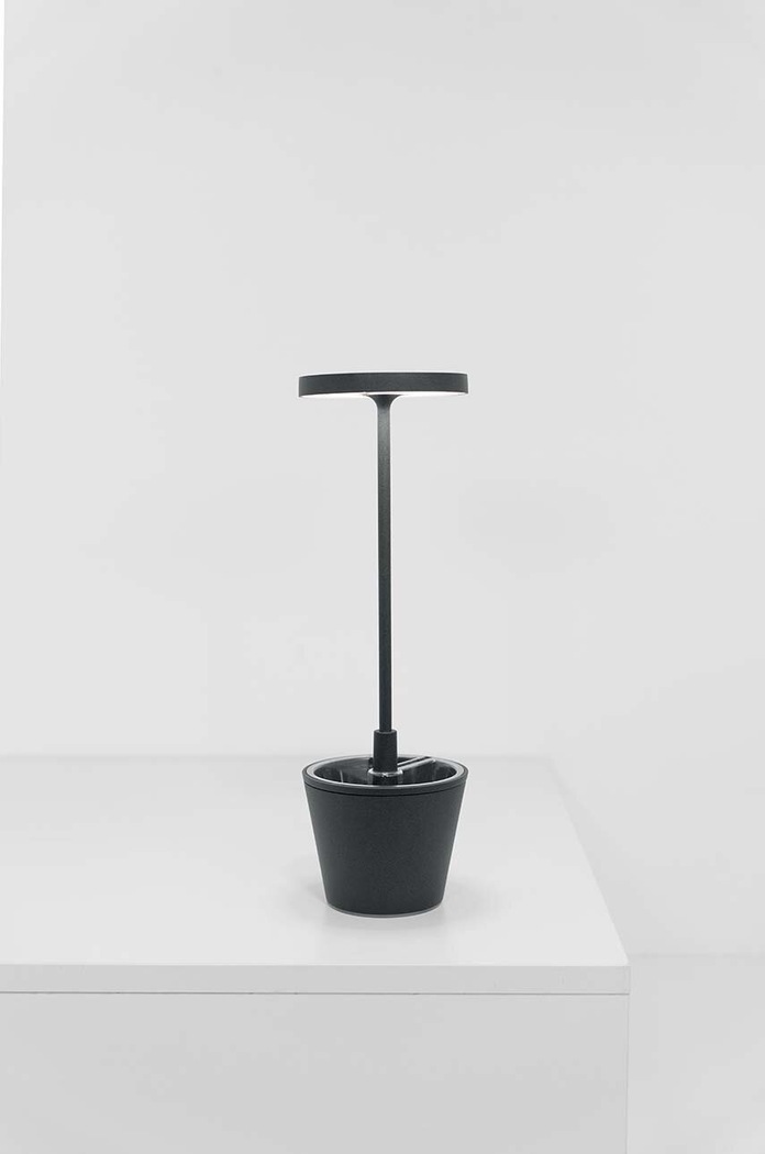 Bezdrátová stolní LED lampa Zafferano Paldina Reverso LD0420N3 černá AA00