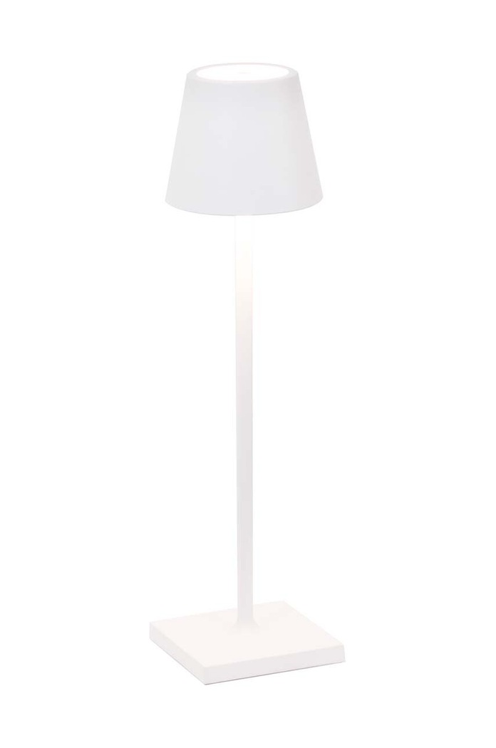 Zafferano lampa stołowa bezprzewodowa led Poldina Micro biały LD0490B3