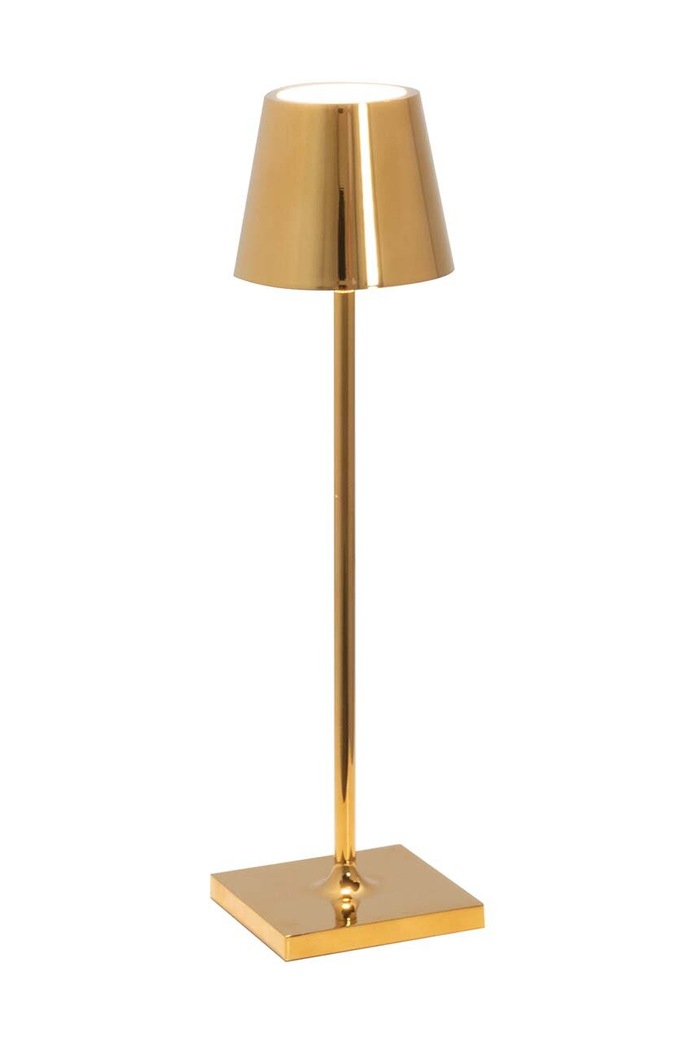 Zafferano lampa stołowa bezprzewodowa led Poldina Micro żółty LD0490O3