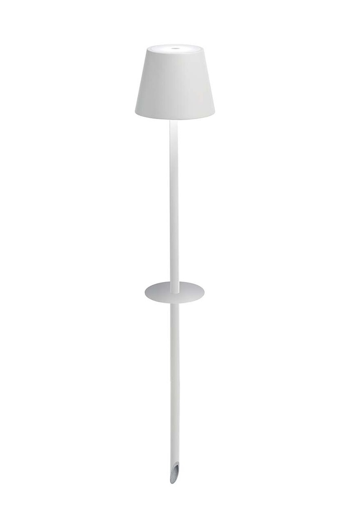 Zafferano lampă led fără fir Poldina Foor alb LD0682B3