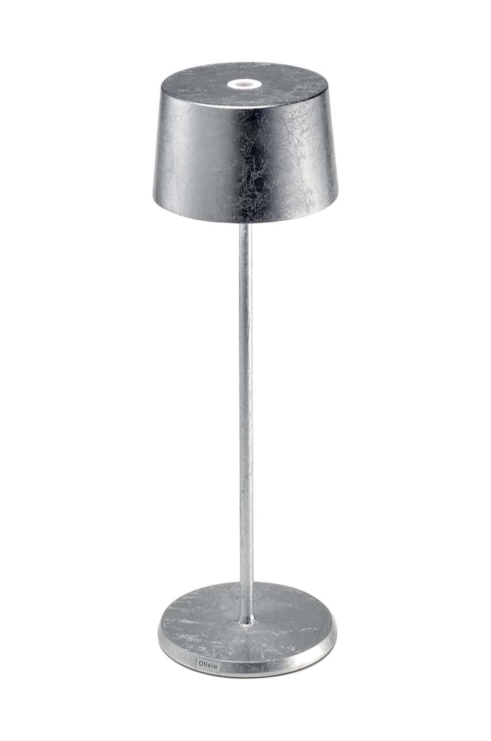 Bezdrátová stolní LED lampa Zafferano Olivia Pro šedá LD0850BFA