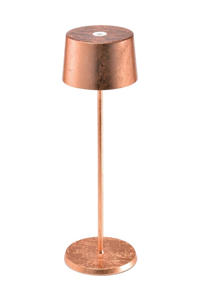 Bezdrôtová led stolná lampa Zafferano Olivia Pro oranžová LD0850RFR
