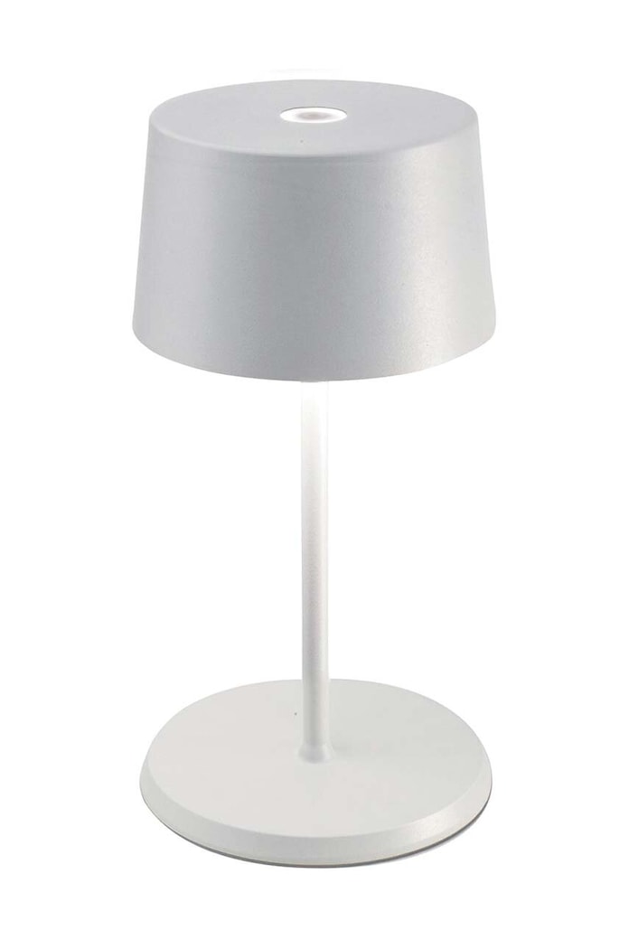 Zafferano lampa stołowa bezprzewodowa Olivia Pro Mini biały LD1860B3