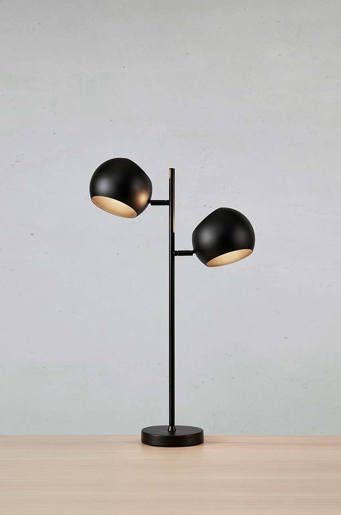 Stolná lampa Markslöjd Edgar 108691 čierna AA00