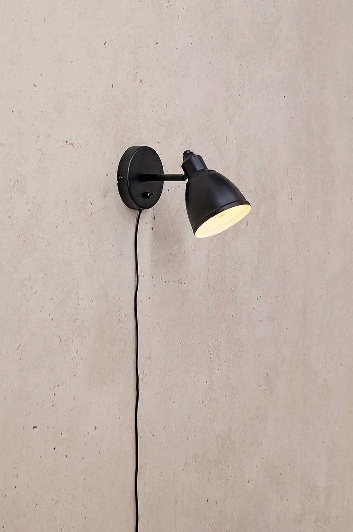 Nástenná lampa Markslöjd Story 108712 čierna AA00