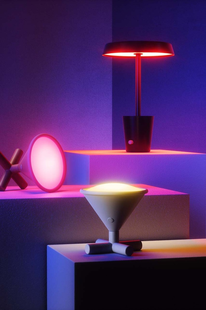 Ασύρματη έξυπνη λάμπα Umbra Cup Smart Lamp μαύρο 1018258.040