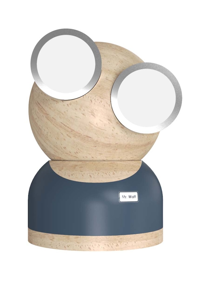 Led nočné svetlo Design Nest Mr Watt Goggle viacfarebná KB692MRWATTWOODGREY