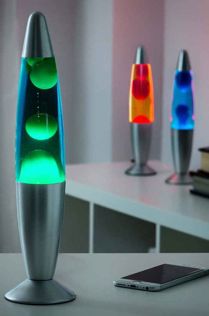 Λάμπα led InnovaGoods Lava Magma Lamp KB439MAGLAMP.RED πολύχρωμο AA00