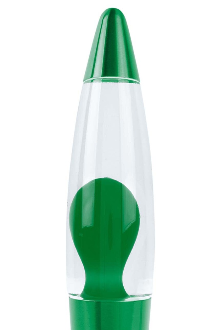 Stolná lampa Leitmotiv Funky Rocket Lava LM2185GR zelená AA00