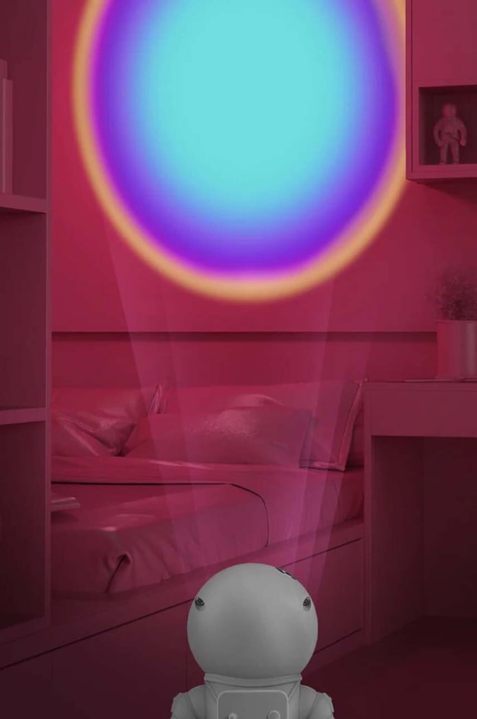 Projekčná lampa MOB Astronaut ASTL.RBW.01 biela