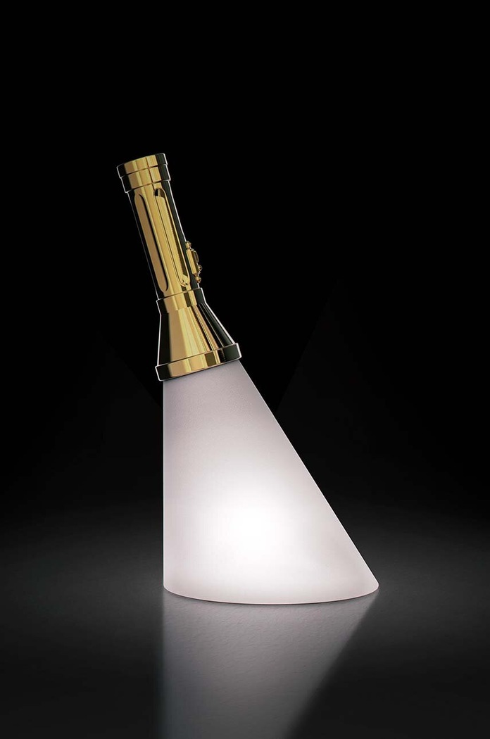 QeeBoo lampa stołowa Flash 11003GO.M żółty AA00