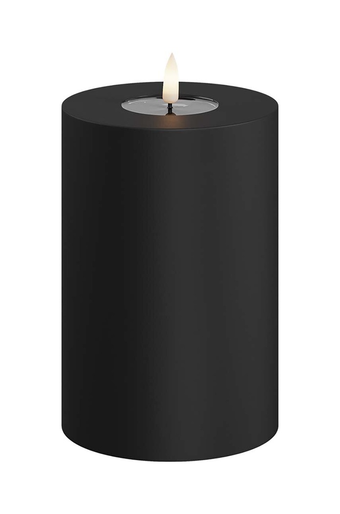 Deluxe Homeart lumânare led 10 x 15 cm negru RF.UL.0036
