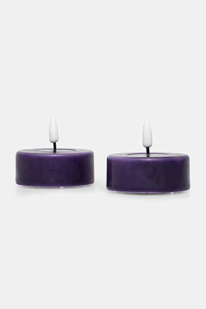Deluxe Homeart set de lumanari led 6,1 x 4,5 cm 2-pack violet RF.0374.1