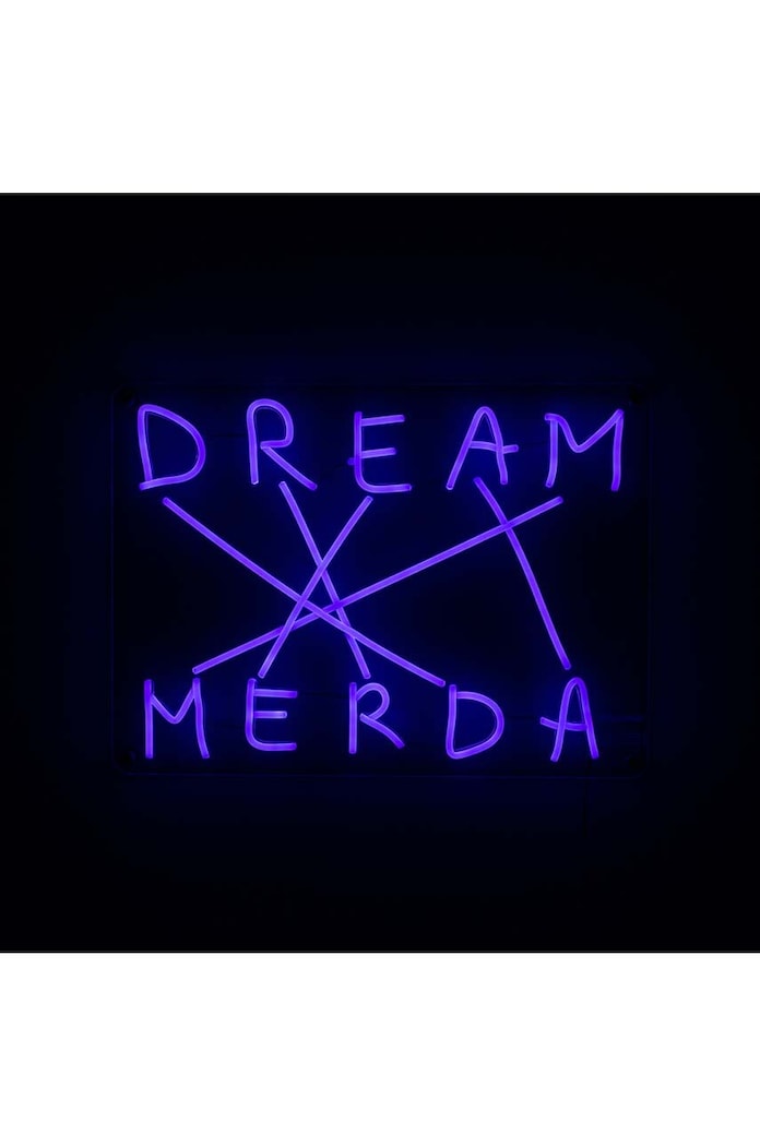 Διακοσμητικό τοίχου led Seletti Dream Merda 13005 μπλε