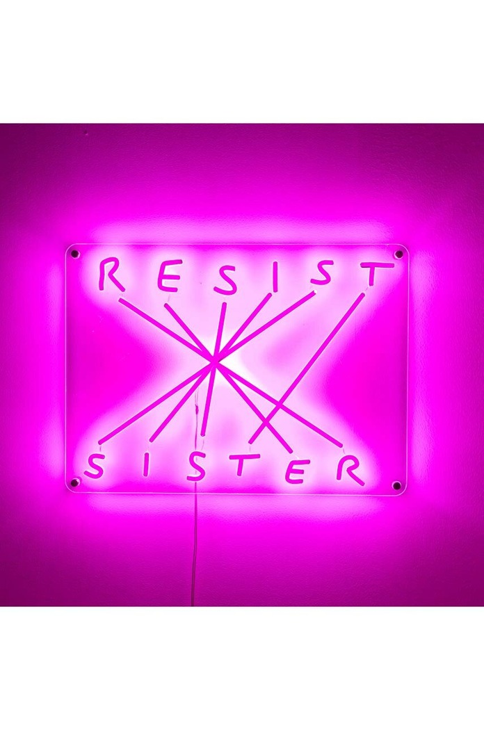 Seletti decorațiune perete led Resist Sister 13007.. roz AA00