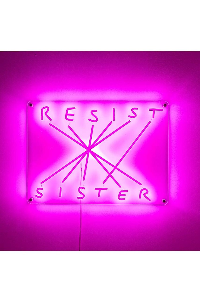 Seletti decorațiune perete led Resist Sister 13007.. roz AA00