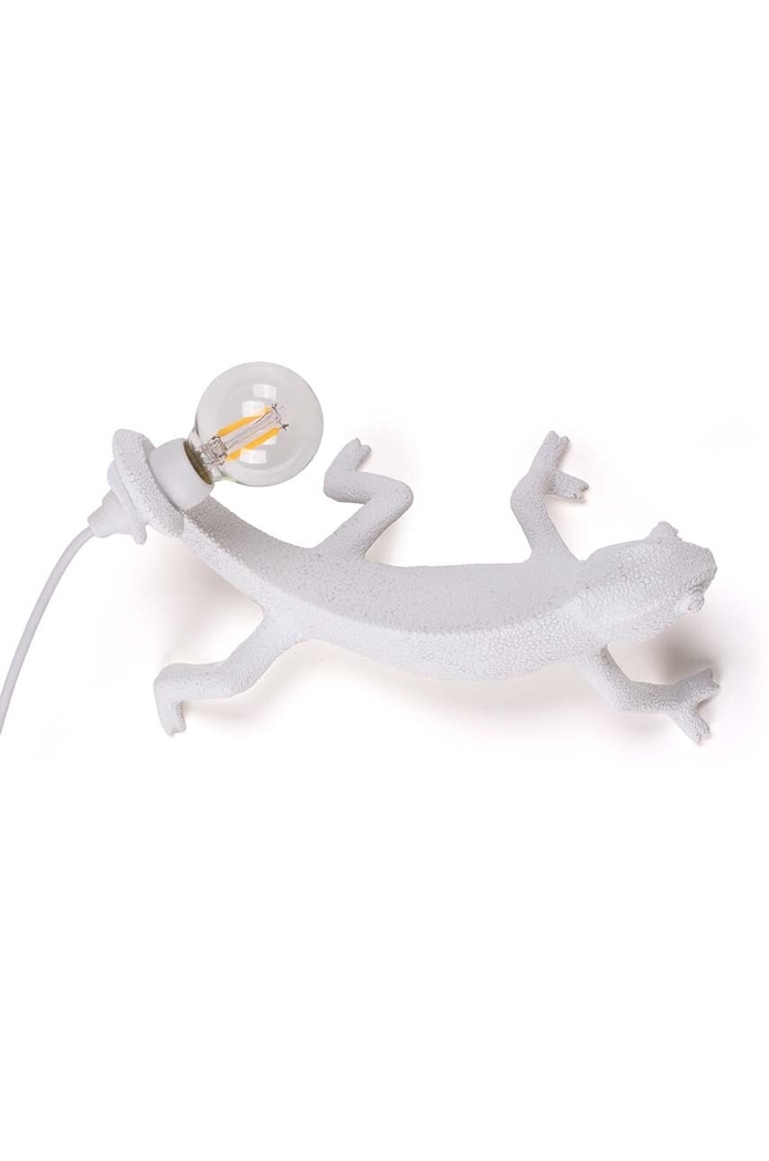 Nástenná lampa Seletti Chameleon Lamp Going Down biela 15091