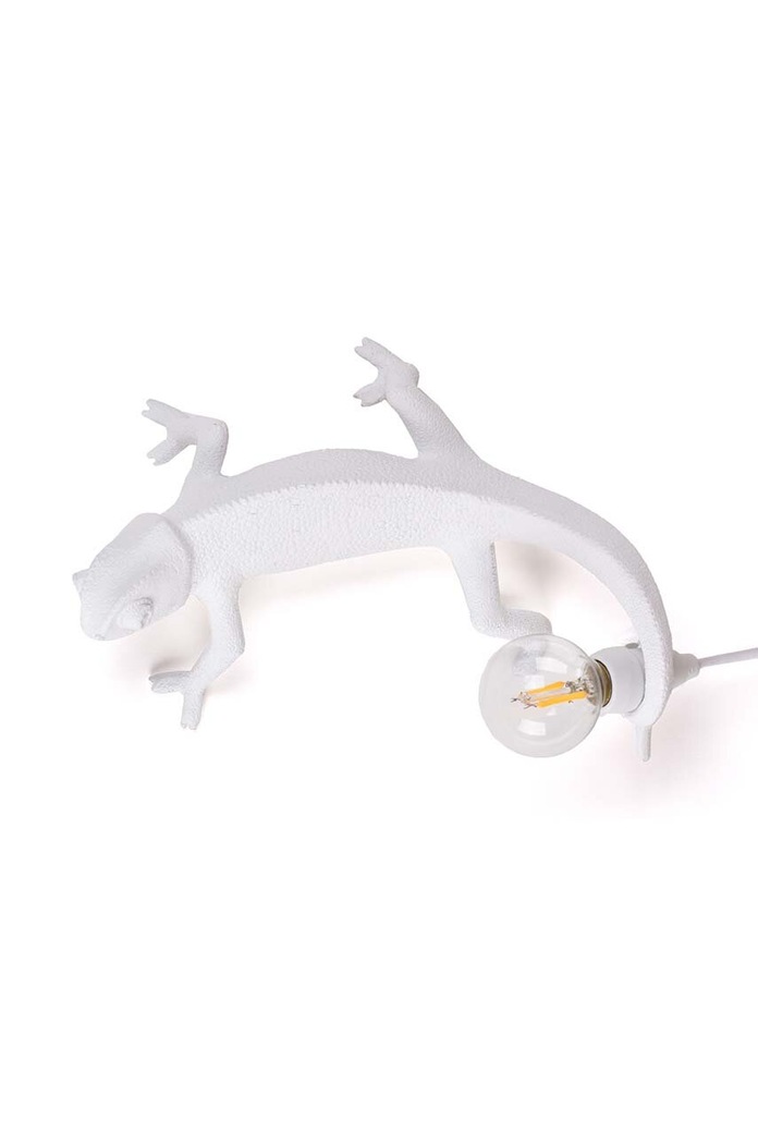 Seletti lampă de perete Chameleon Lamp Going Up USB alb 15092
