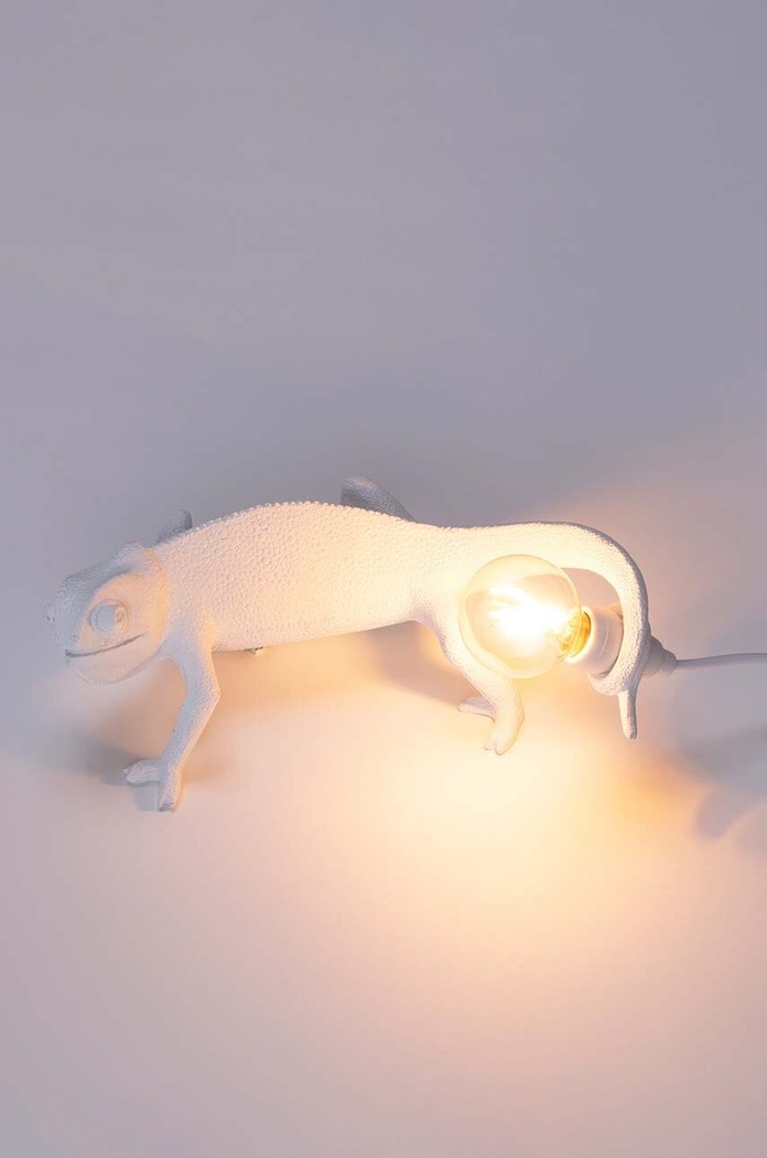 Living și dormitor Seletti lampă de perete Chameleon Lamp Going Up USB 15092 alb