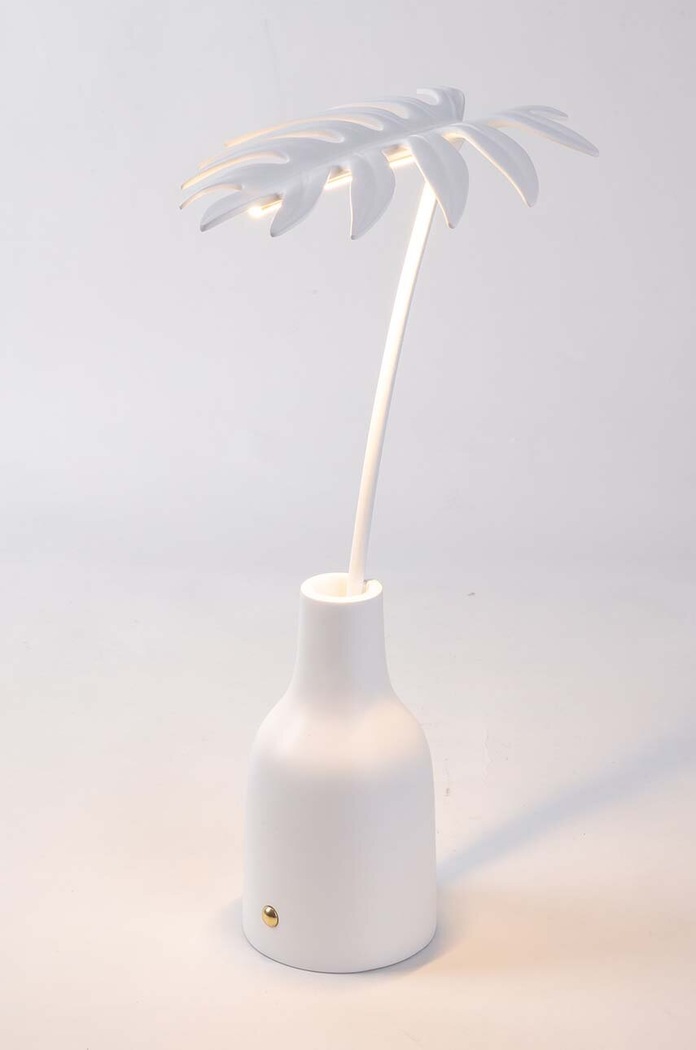 Living și dormitor Seletti veioza Leaf Light Stellou 09024 alb