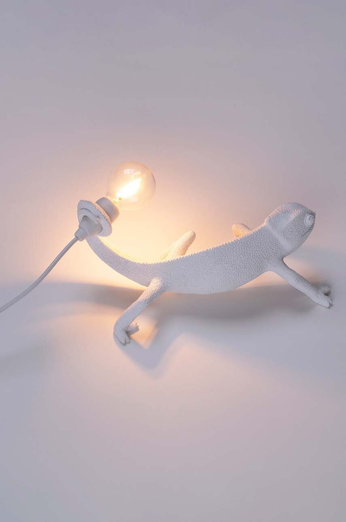 Seletti veioza Chameleon Lamp 15090 alb