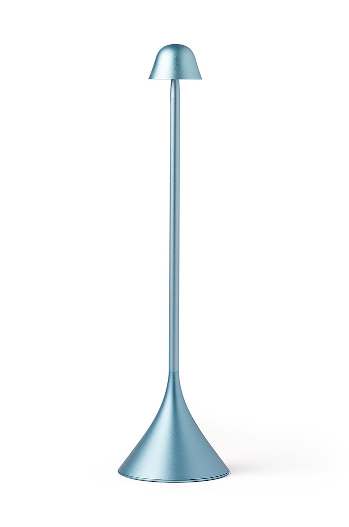 Bežična stolna lampa Lexon Steli Bell plava LH95B.LB1