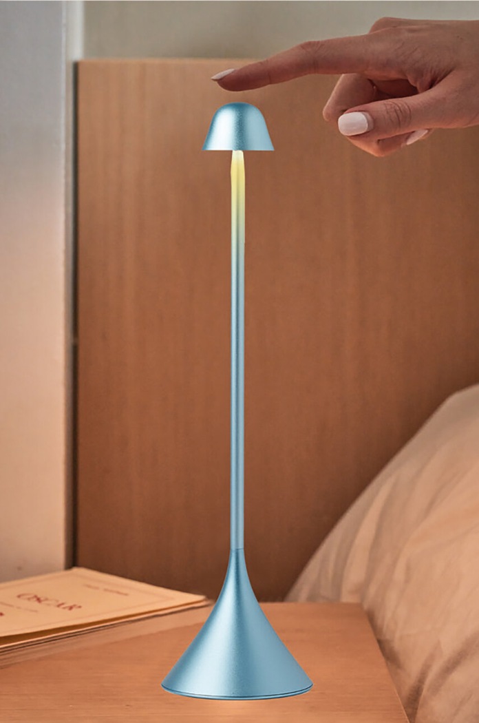 Bežična stolna lampa Lexon Steli Bell LH95B.LB1