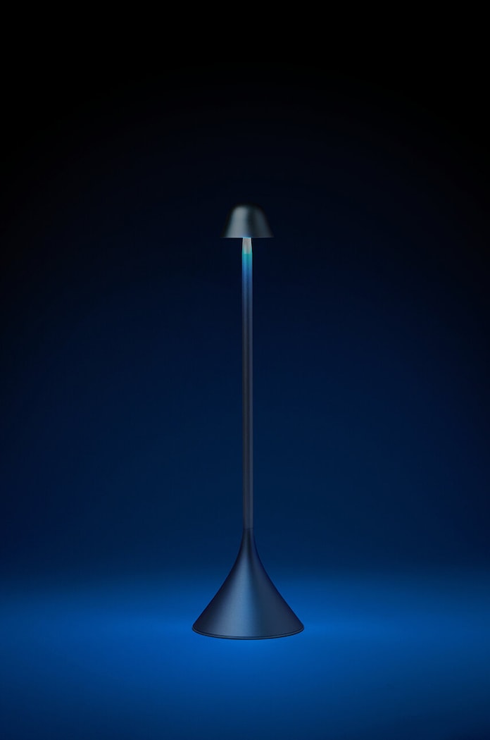 Bežična stolna lampa Lexon Steli Bell LH95B.LB1 plava