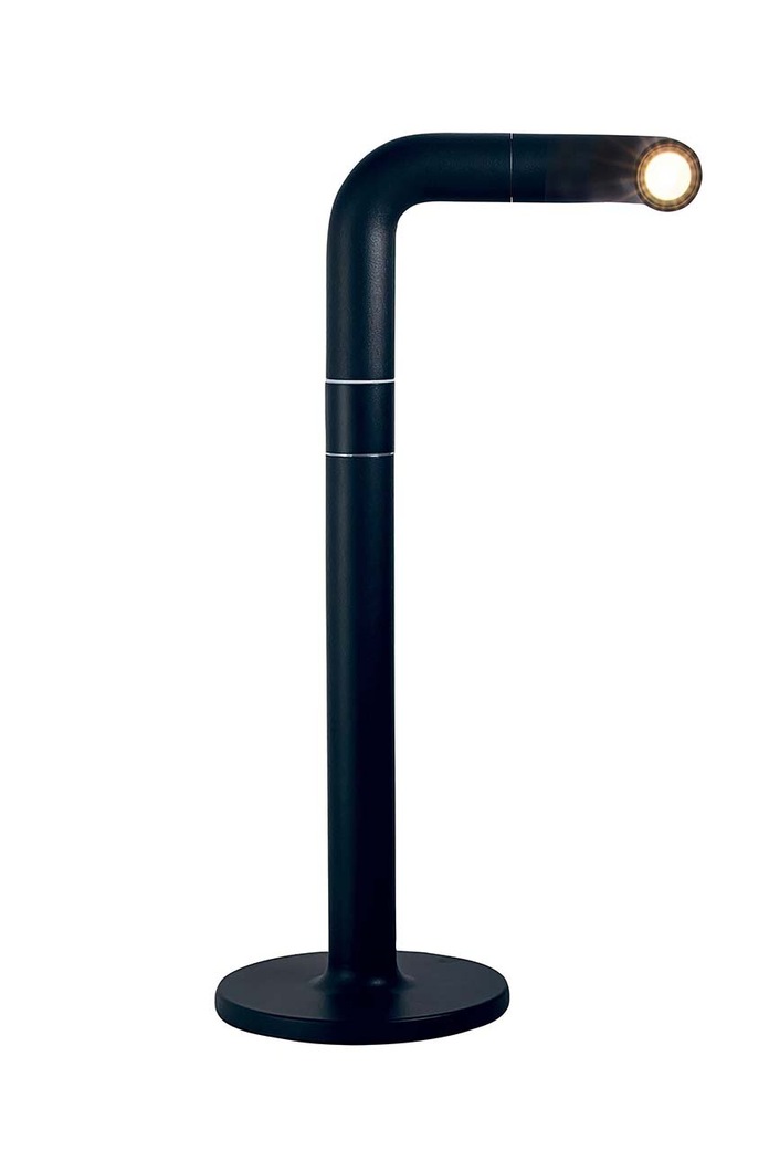 Bežična stolna lampa Sompex Pipe T crna 77000